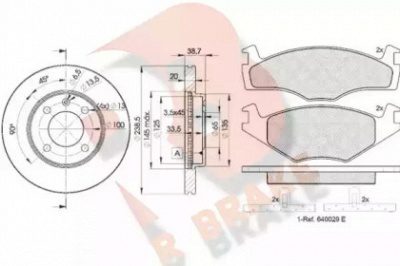 R BRAKE 3r04593975 -